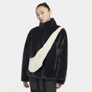 Image de Nike Veste en fausse fourrure Sportswear pour Femme - Noir - Taille XS - Female
