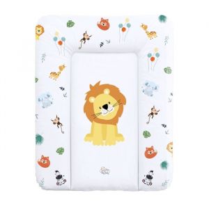 Matelas à langer lavable 70 x 50 cm Doux - Pour table à langer, commode à langer, lit d'enfant Motif Safari