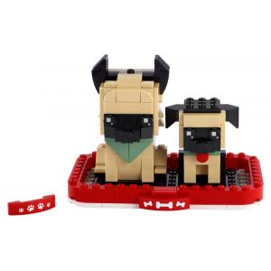 Lego Brickheadz 40440 Ensemble chiot et berger allemand