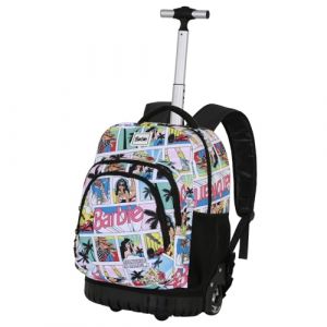 Karactermania Barbie Comic-Sac &agrave; dos &agrave; Roulettes GTS FAN, Multicolore, 32 x 47 cm, Capacit&eacute; 30 L
