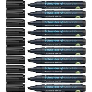 Schneider Electric Maxx 250 Lot de 10 marqueurs permanents Noir