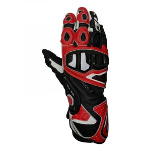 Ixon Gants cuir/textile Vortex GL noir/blanc/rouge- L