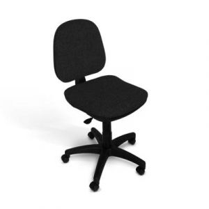 Chaise de bureau ART PROG Jade Noir Roulettes pour sol dur