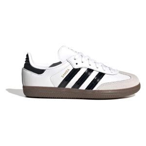 Adidas Samba Og Patent Blanc/noir - Bébé -