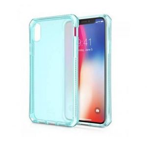 Itskins Coque semi-rigide Spectrum Bleu translucide pour iPhone X