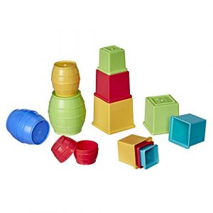 Playskool Barils et Blocs à Empiler et à Emboîter - Jouet bebe Éveil et Premier Age Exclusivité sur Amazon