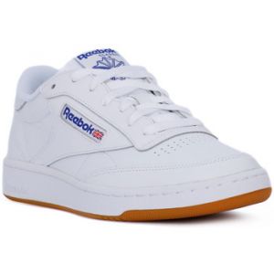 Reebok Club C 85, Bas Homme - Blanc (Int-White/Royal-Gum), 40 EU
