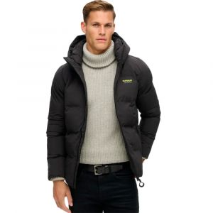 Superdry Pour homme. Manteau matelass? noir