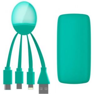 Xoopar Batterie externe 5000 mAh Weekender Power Menthe