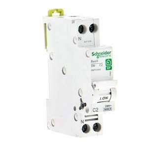 Schneider Electric Disjoncteur Schneider 1P+N 2A courbe C peignable Resi9 XP (Merlin Gerin)