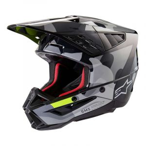 Alpinestars Casque cross S-M5 Rover 2 dark gray/yellow fluo ECE 22.06-
