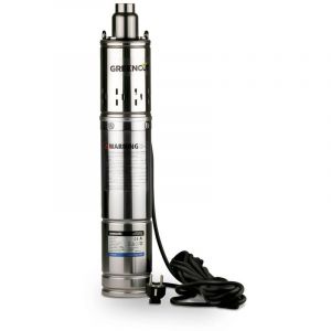 Greencut Pompe submersible eaux claires BAS370C &ndash; 370 W (0,5 CV), d&eacute;bit max 20 L/min, hauteur 50 m. Compacte, robuste, facile &agrave; installer et