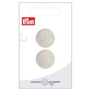 Prym Boutons Blazer &Agrave; Queue 20mm X 2 Argent