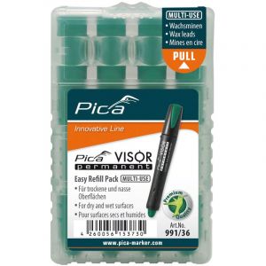 FP Pica visor permanent ersatzminen -sets, gelb sb 991/44/SB