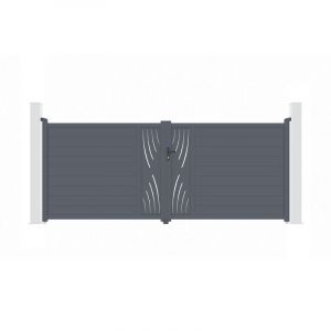 Casanoov - Portail aluminium battant veleta 400x160cm