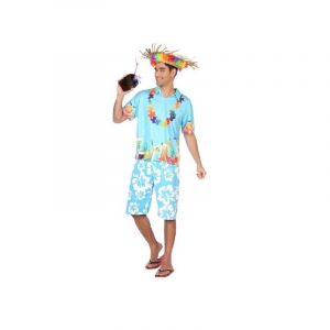 Atosa Déguisement Hawaïen Homme - M