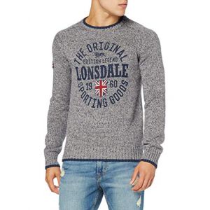 Felpa Casual Con Stampa Lonsdale Borden Merci Sportive Uomo Maglione Casual Alla Moda Lonsdale