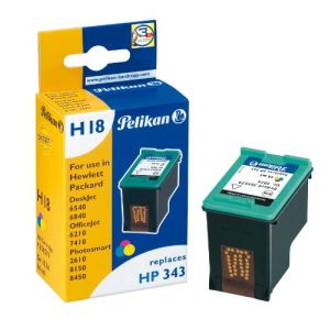 Pelikan 351579 - Cartouche d'encre 3 couleurs compatible HP 343