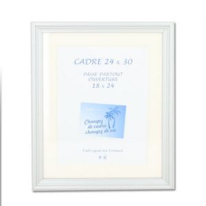 Cadre Ni l Argent 30 x 40 cm + P e partout