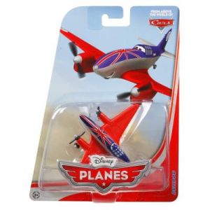 Disney Interactive Studios Disney : avion gris rouge et bleu bulldog - avion avec hélice - n°x9467 - cars