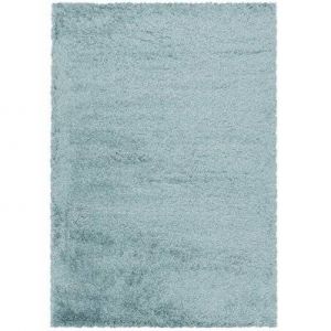 MOELLEUX - Tapis cosy à poils longs - Bleu Pastel 080 x 150 cm