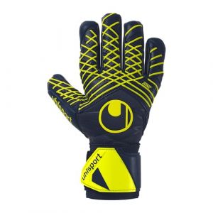Uhlsport Gants De Gardien Prediction Supersoft Hn - Bleu Marine/blanc/jaune Fluo, pointure 8 - ['Bleu'] - Taille 8