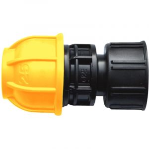 Jardibric Raccord droit diametre 25 mm - femelle 26x34