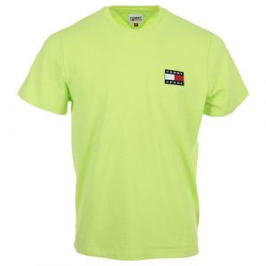 Tommy Jeans Tshirt en coton biologique à manches courtes Vert - Taille 3