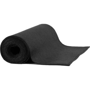Ruedelafete Chemin de table paillet&eacute; Noir 30 cm x 3 m&egrave;tres