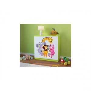 Inconnu Commode babydreams verte Zoo