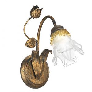 Lumiere Applique murale ARIANNA Verre,M&eacute;tal Bronze