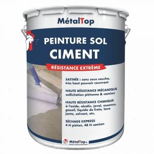 Peinture Sol Ciment - Bleu pigeon - RAL 5014 - Pot 1L