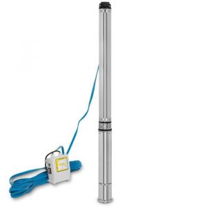 Eberth Pompe de puits profond 4- pompe à eau immergée pour puits, électrique 2200W pompe submersible pour puits câble électrique 20m