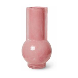 HK Living Vase en verre rose Flamingo - HKliving
