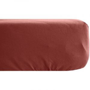 Linnea Drap housse uni percale de coton manoir Bonnet de 40 cm 160x200 cm