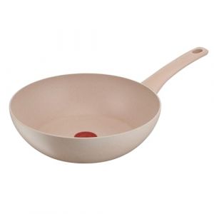 Tefal Delight Poêle wok 28 cm, Revêtement antiadhésif sûr, Indicateur de température, Corps aluminium 100% recyclé, Tous feux, Fabriqué en France G2931902