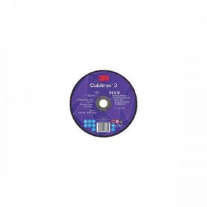 3M Disque à ébarber à moyeu déporté Cubitron 3 - grain 36+ - T27 - diam 125 - par 10 3M