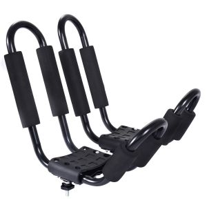 Coast 4 x Kayak Carrier Boat Holder Universal for car roof racks, including 4 all-purpose straps