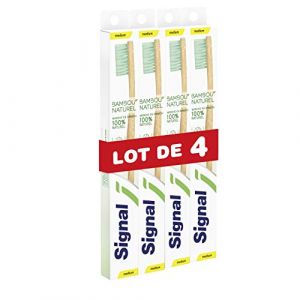 Signal Brosse à dent Bambou naturel Medium