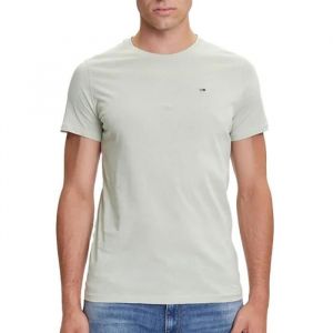 Tommy Jeans T-Shirt Manches Courtes Homme TJM Original Slim Fit, Vert