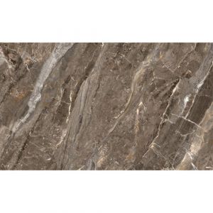 Ambiance Sticker Rouleau Revêtement Adhésif Sol Rouleau Adhésif Protection Anti-Dérapant Marbre Brun - H60 x L100 cm