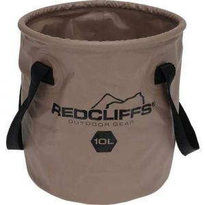 Seau De Porte Rond - Redcliffs - 10 L - Pliable - L&eacute;ger - Marron