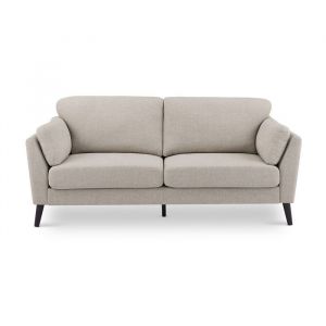 Canapé 2 places scandinave MAJA tissu beige