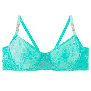 Image de Soutien-gorge &agrave; armatures grand maintien turquoise Roulotte