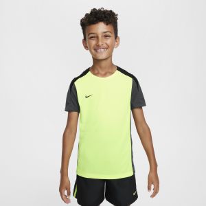 Nike Haut de foot &agrave; manches courtes Dri-FIT Strike pour ado - Jaune - Taille L - Unisex