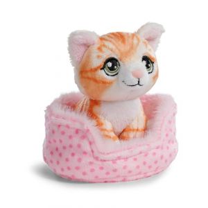 Nici Peluche chat dans un panier