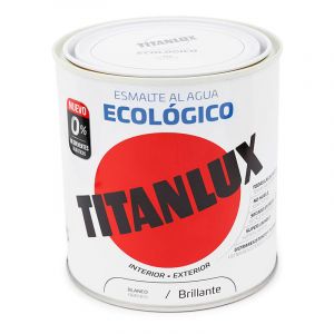 Titan Vernis Ecologique a Base D'eau Blanc Brillant 250ml lux 00t056614