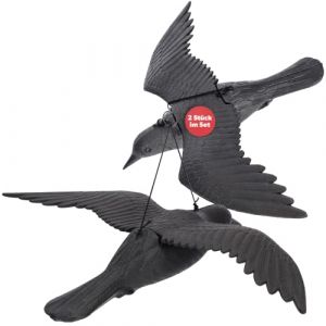 KADAX Répulsif pour Oiseaux Corbeau Grand pour Oiseaux en Vol 2 pcs