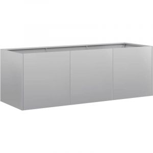 VidaXL Jardini&egrave;re 120x40x40 cm acier galvanis&eacute;
