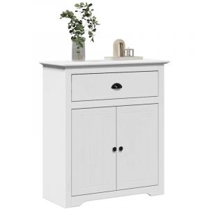 VidaXL Armoire de couloir BODO blanc 80x35x90 cm